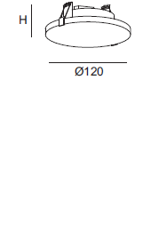 Einbaustrahler Luna Round von DLS Lighting