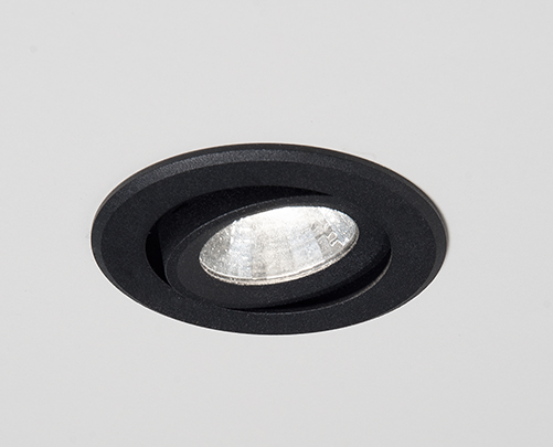 Einbaustrahler Agon Round LED von Molto Luce, schwarz, 2700K, 20°