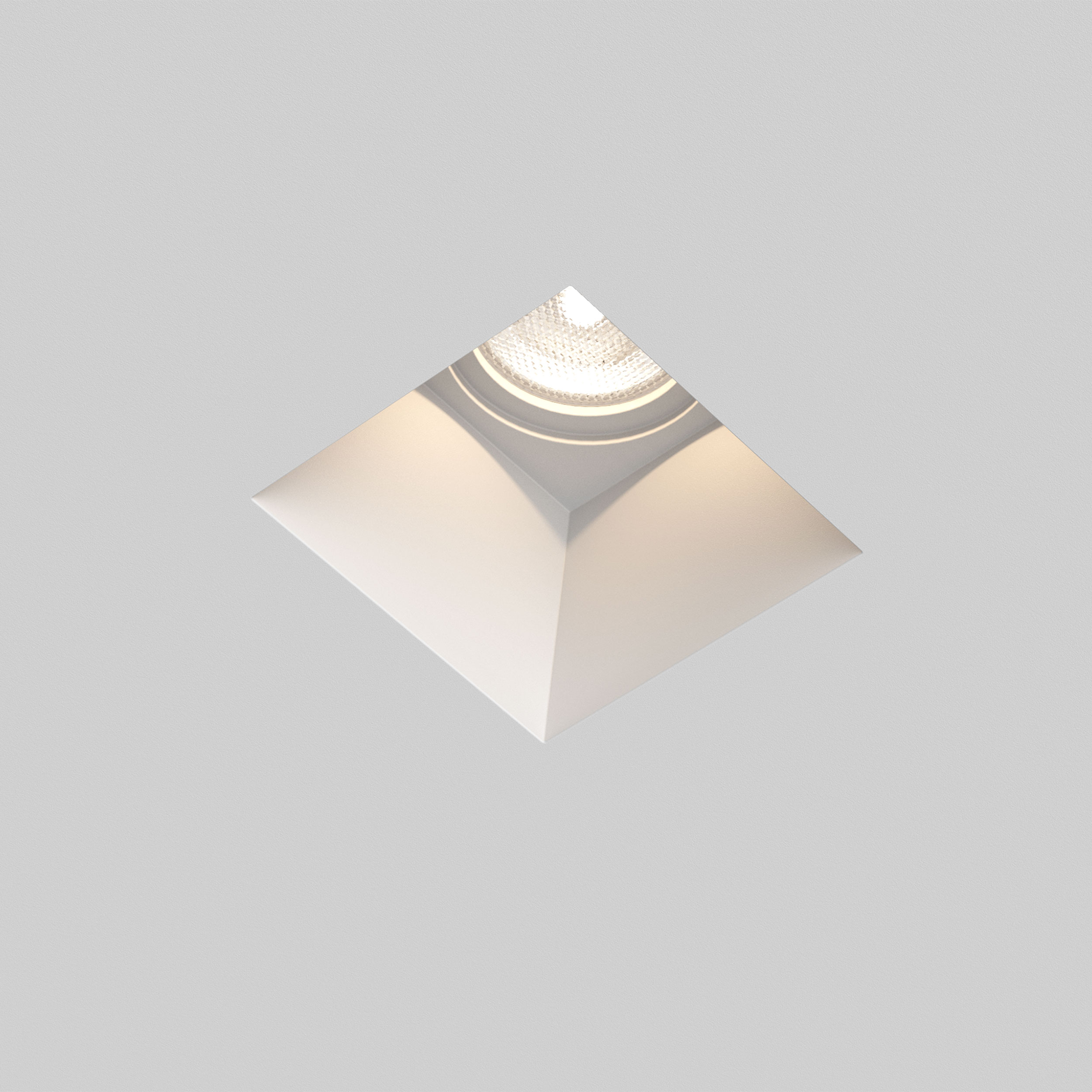 Deckeneinbauleuchte Blanco square round, quadratisch von Astro
