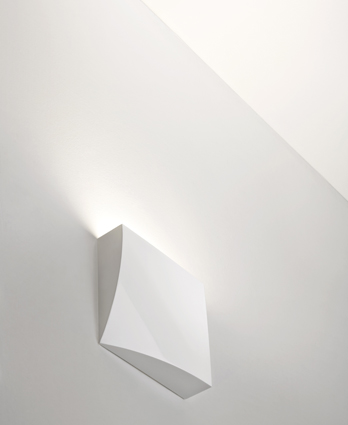 Wandleuchte Lembo LED WW1 von Prandina, weiß  glänzend