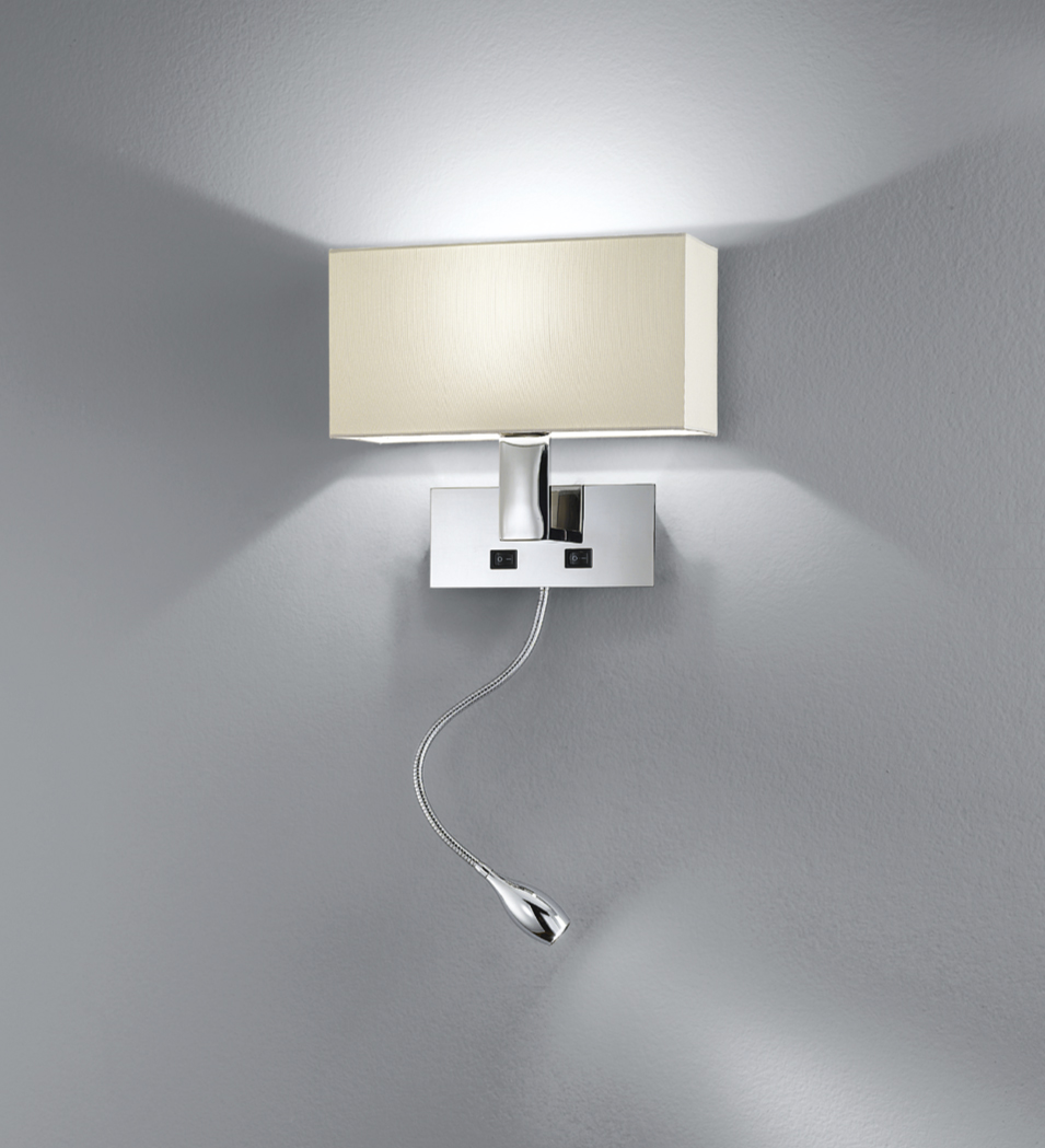 Wandleuchte Harmony von DLS Lighting, ohne Lesearm