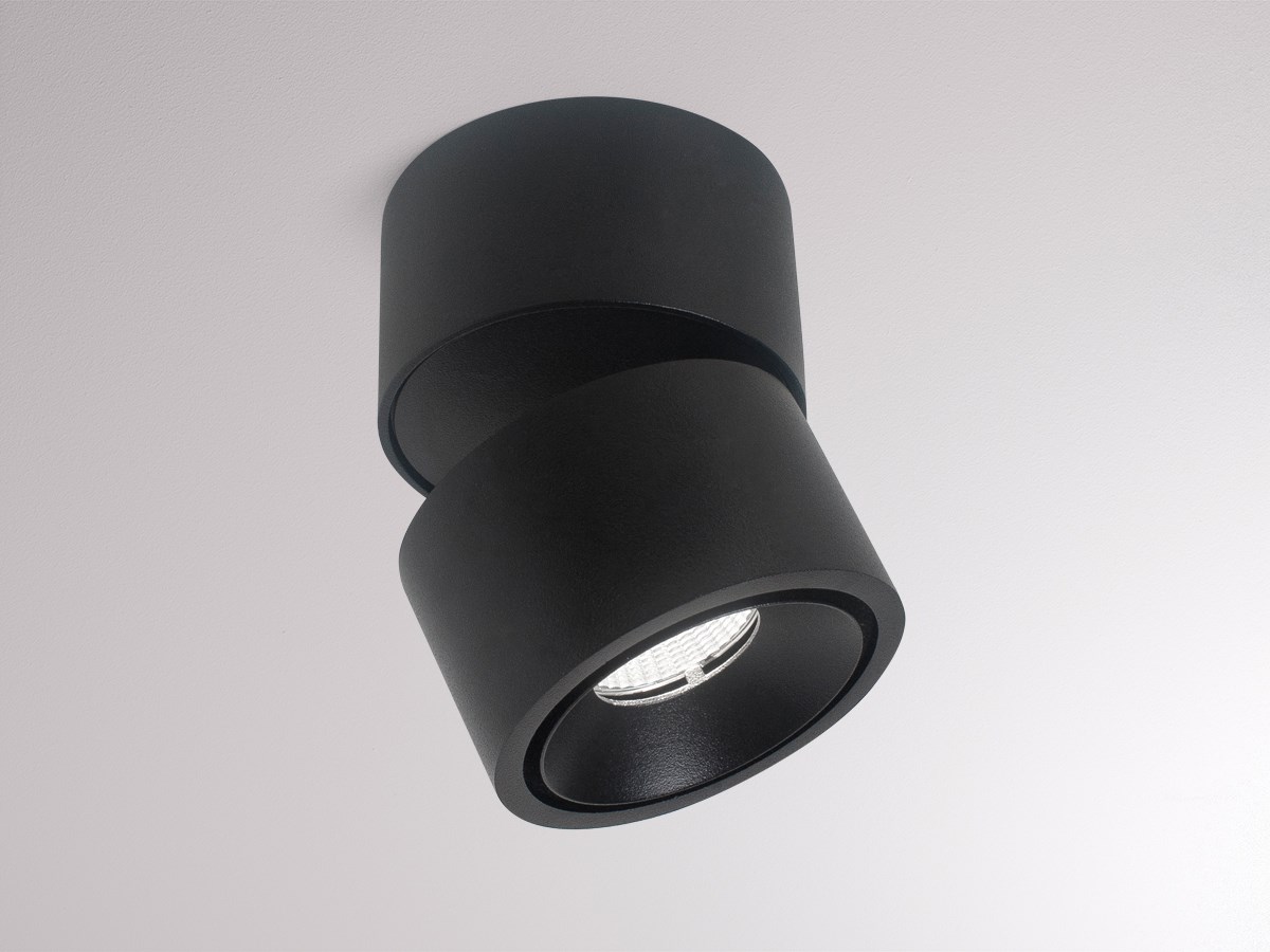 Deckenaufbauleuchte Magis LED Single von Molto Luce schwarz | 3000K