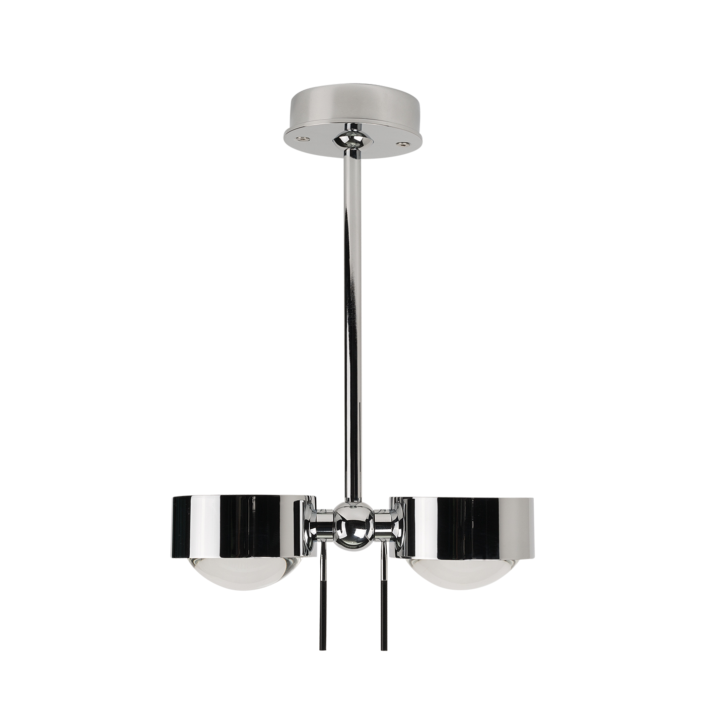 Deckenleuchte Puk Mini Wing Twin nickelmatt von Top Light