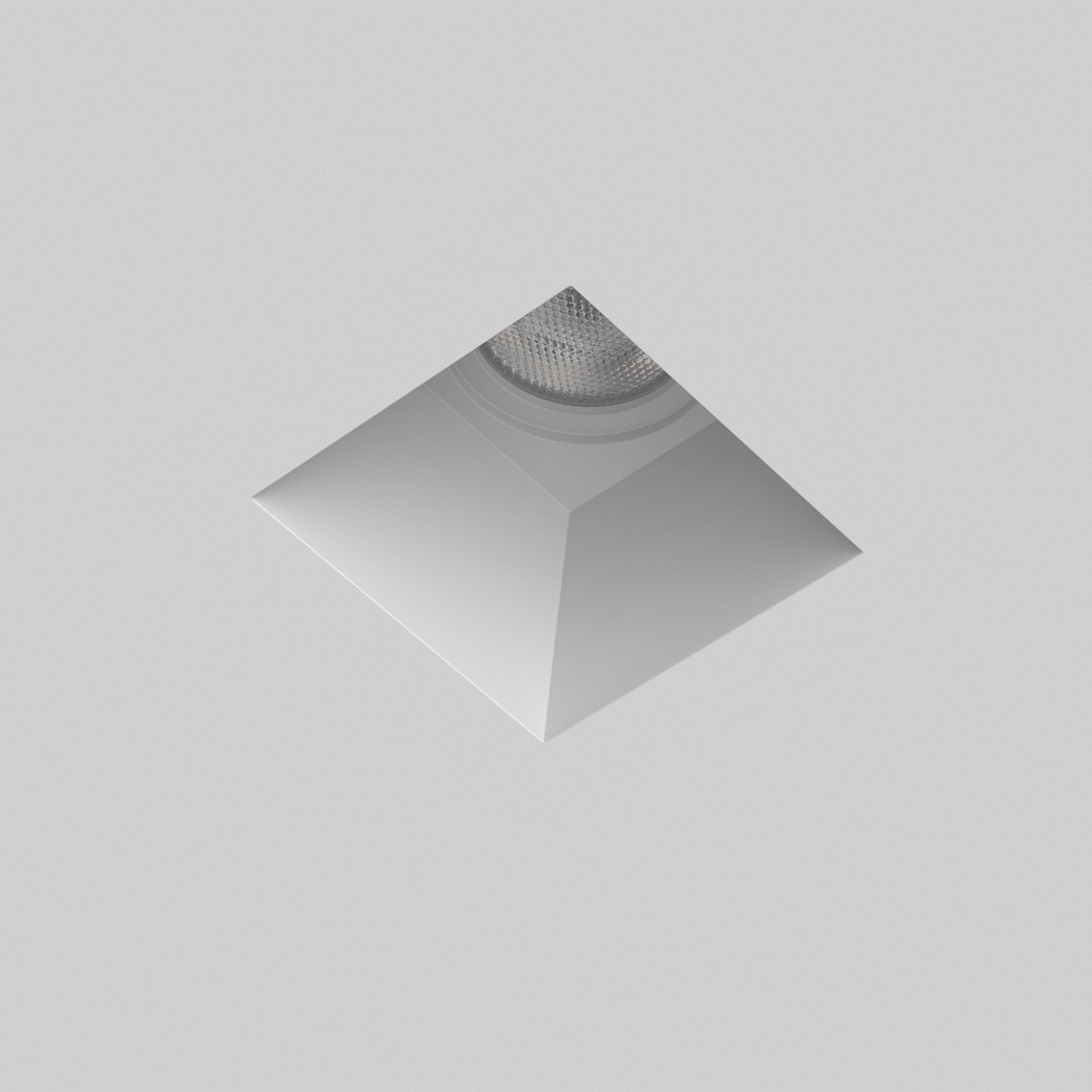 Deckeneinbauleuchte Blanco square round, quadratisch von Astro