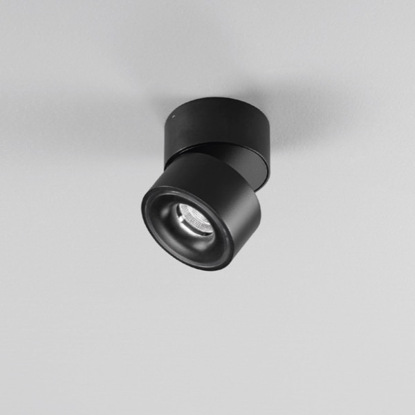 CLIPPO LED-Wand- und Deckenstrahler 3000K, dimmbar, schwarz von DLS Lighting