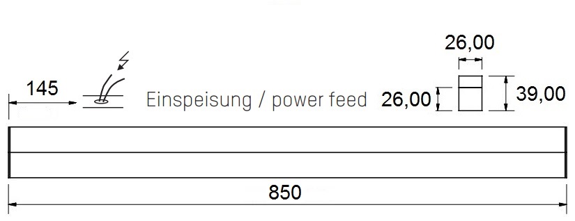 VOLTO COPERTO AB-L SYS16W 4000K FLACH