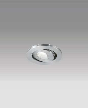 Einbaustrahler Leda von DLS Lighting, aluminium