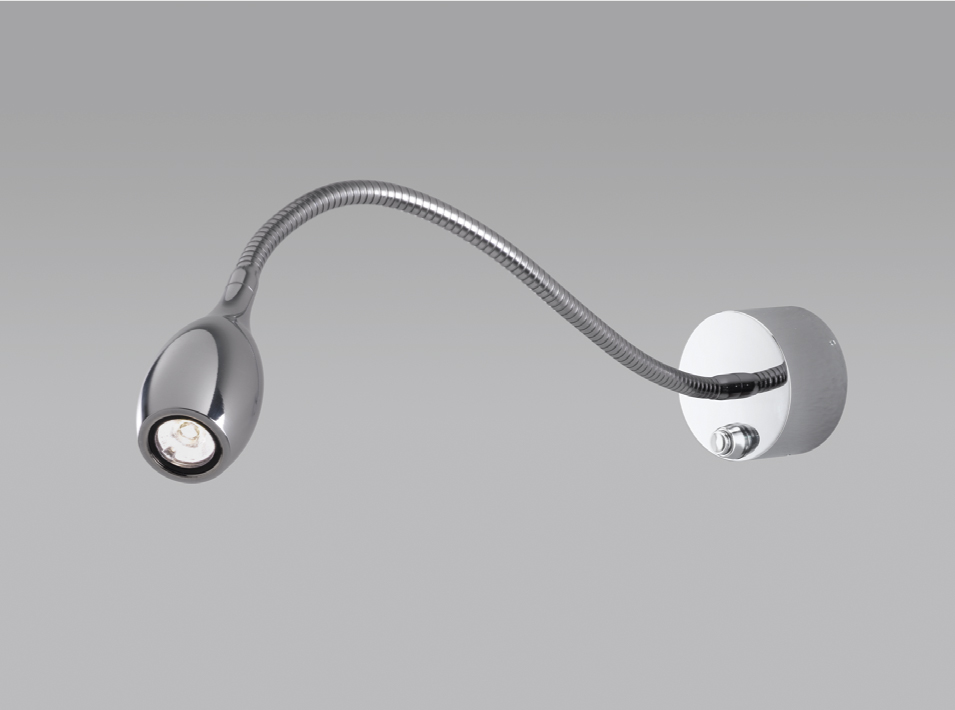 Wandleuchte Flow T Flex von DLS Lighting, platin