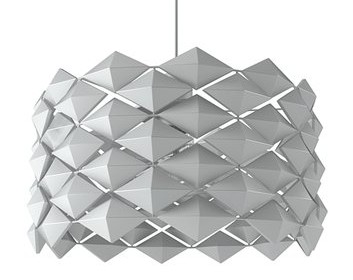 Pendelleuchte Diamonds, weiß ohne Schirm von Molto Luce