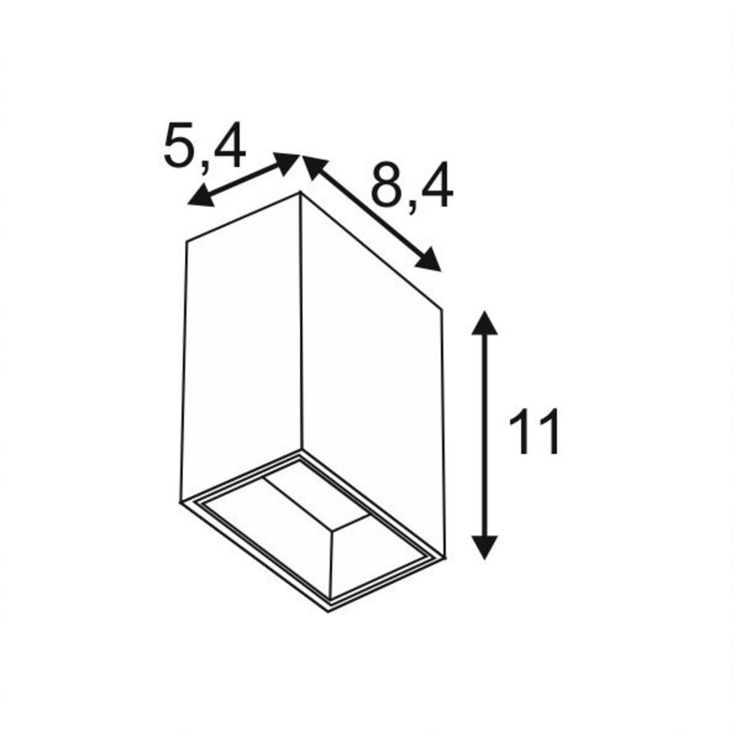 Wandleuchte Quad 1 XL von SLV