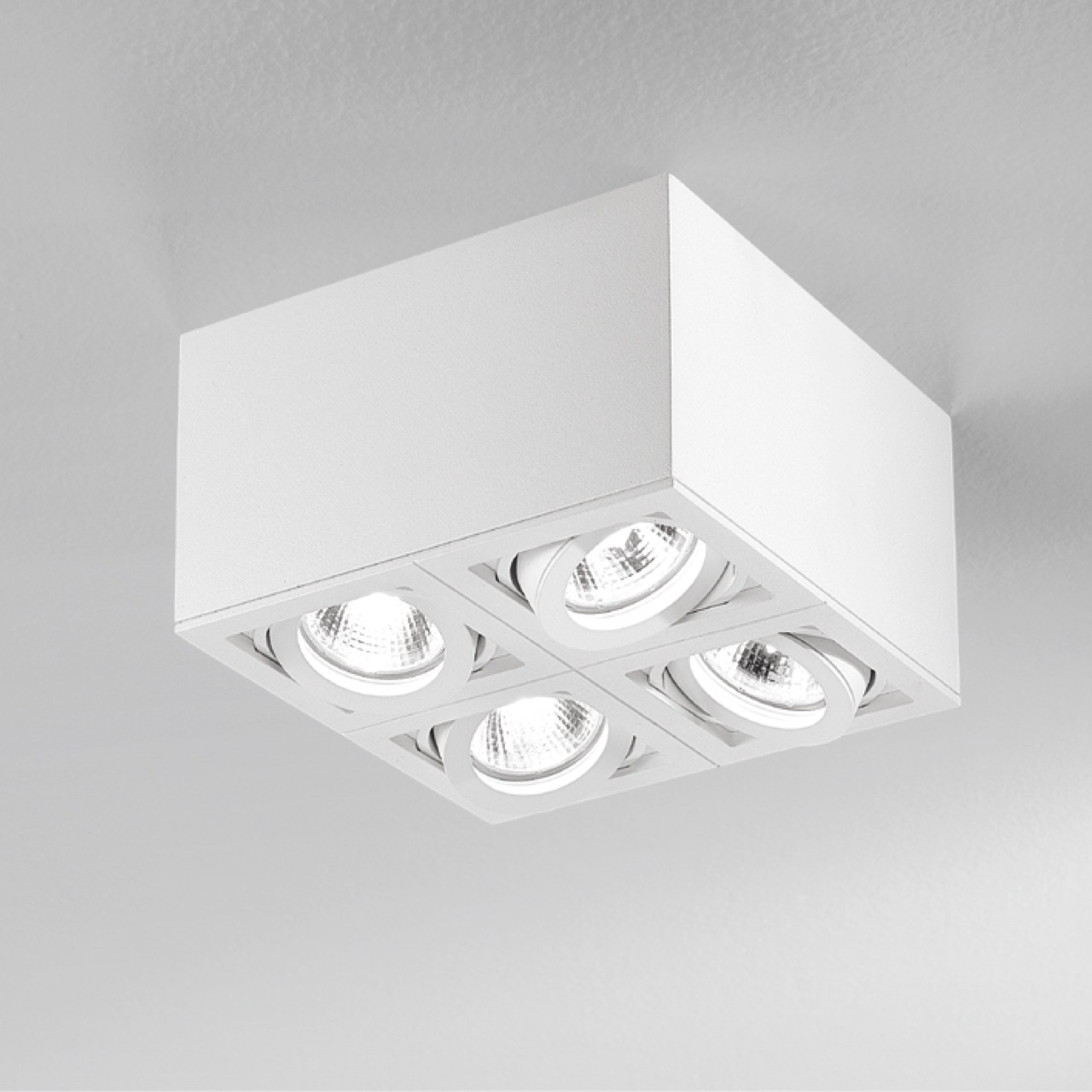 Aufbauleuchte Light Box 4 grau von DLS