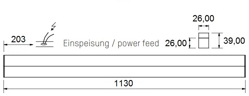 VOLTO COPERTO AB-L SYS22W 3000K FLACH
