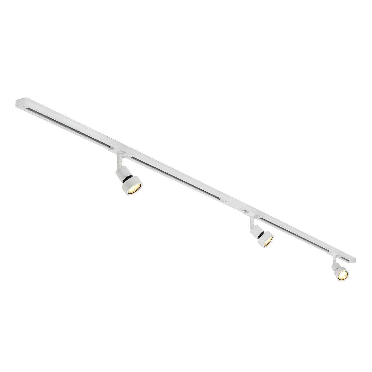 1-Phasen Hochvolt-Set 3, weiss, 2x1m, inkl. 3xPURI und LED Leuchtmittel 4,3W von SLV