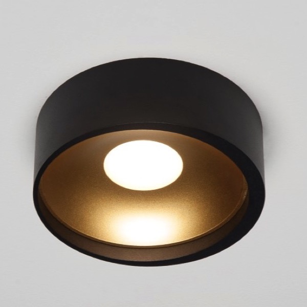 Deckenleuchte Carmi AC-LED von Molto Luce, schwarz-gold/ 3000K