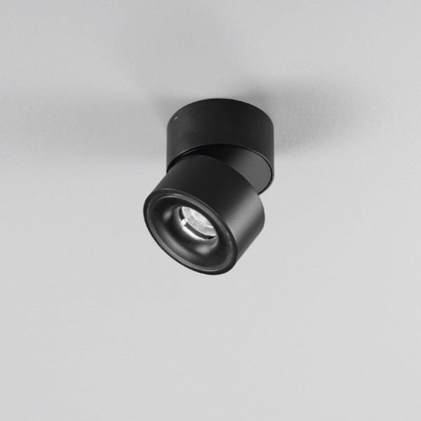 CLIPPO LED-Wand- und Deckenstrahler 2700K, dimmbar, schwarz von DLS Lighting