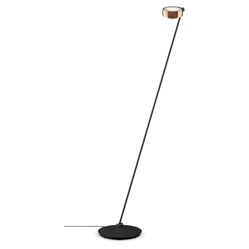 Sento lettura 125 E rose gold, body schwarz matt, links, LED 2700K CRI 97